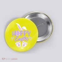 Cute Hoppy Happy Easter Bunny  Button thumb 0