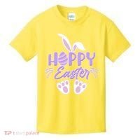Cute Hoppy Happy Easter Bunny  Kids T-Shirt thumb 0