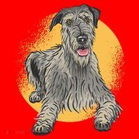 Cute Hound Dog Santa Hat thumb 1