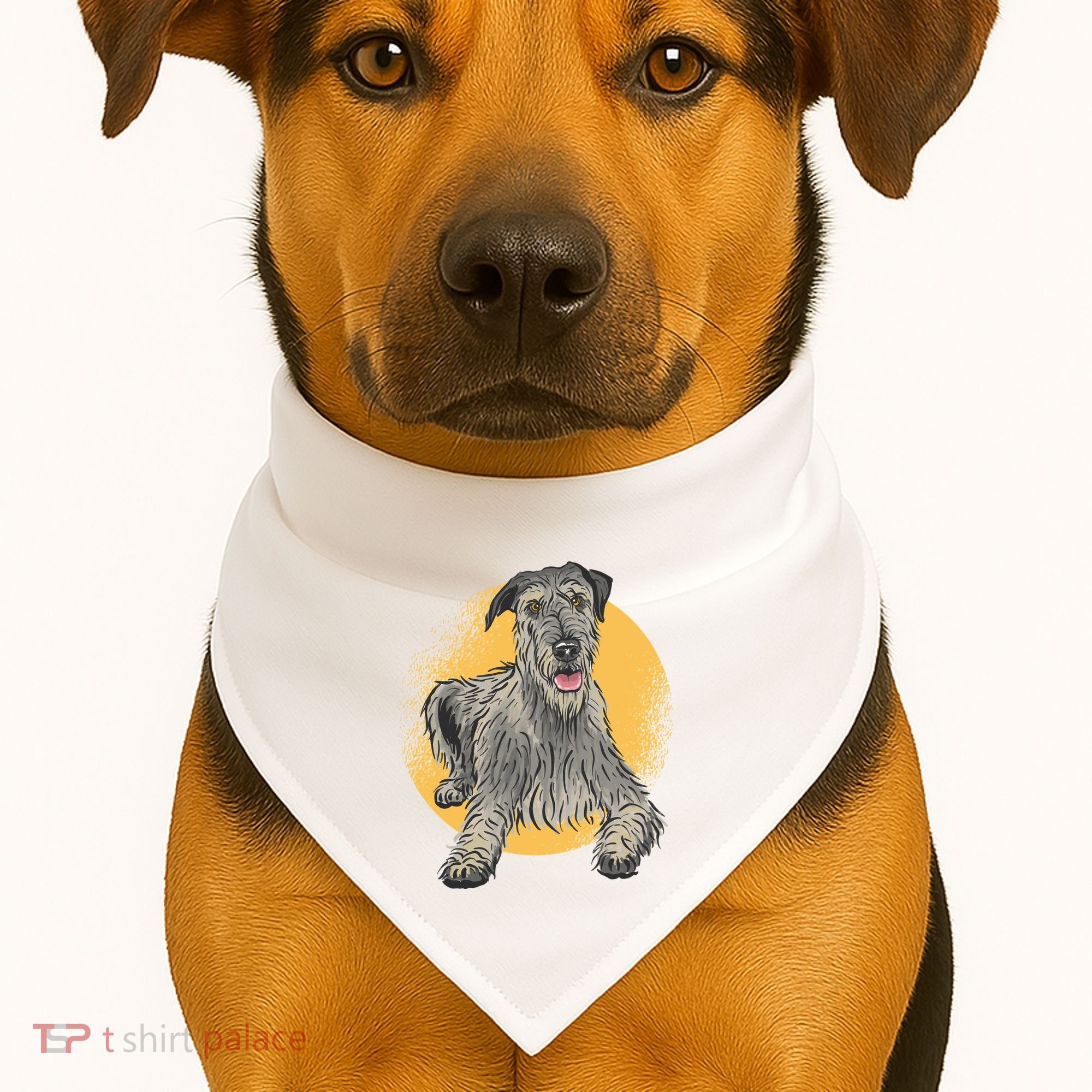 Cute Hound Dog USA-Made Doggie Bandana