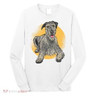 Cute Hound Dog Long Sleeve Shirt