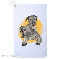 Cute Hound Dog Golf Towel thumb 0