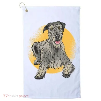 Cute Hound Dog Golf Towel