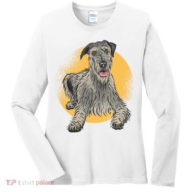 Cute Hound Dog Women's Long Sleeve Shirt