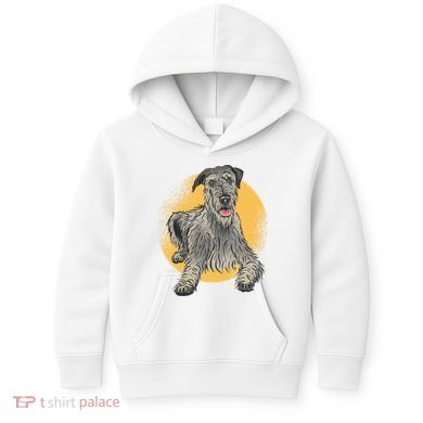 Cute Hound Dog Kids Hoodie