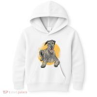 Cute Hound Dog Kids Hoodie thumb 0