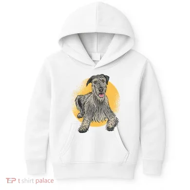 Cute Hound Dog Kids Hoodie