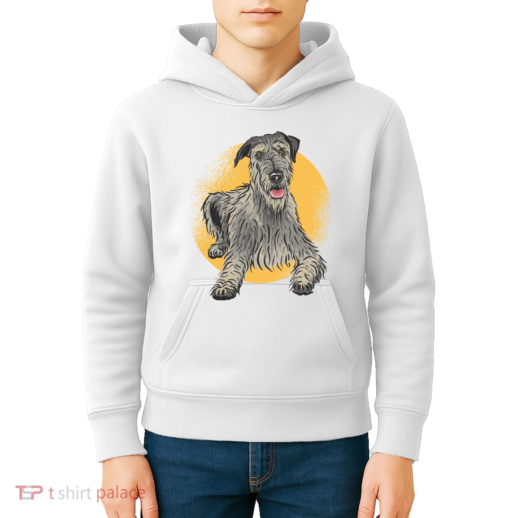 Cute Hound Dog Kids Hoodie