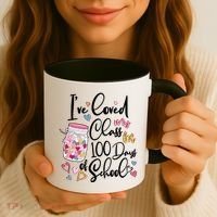 Cute I Loved My Class for 100 Days of School Valentine's Day Coffee Mug thumb 3