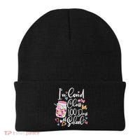 Cute I Loved My Class for 100 Days of School Valentine's Day Beanie thumb 0