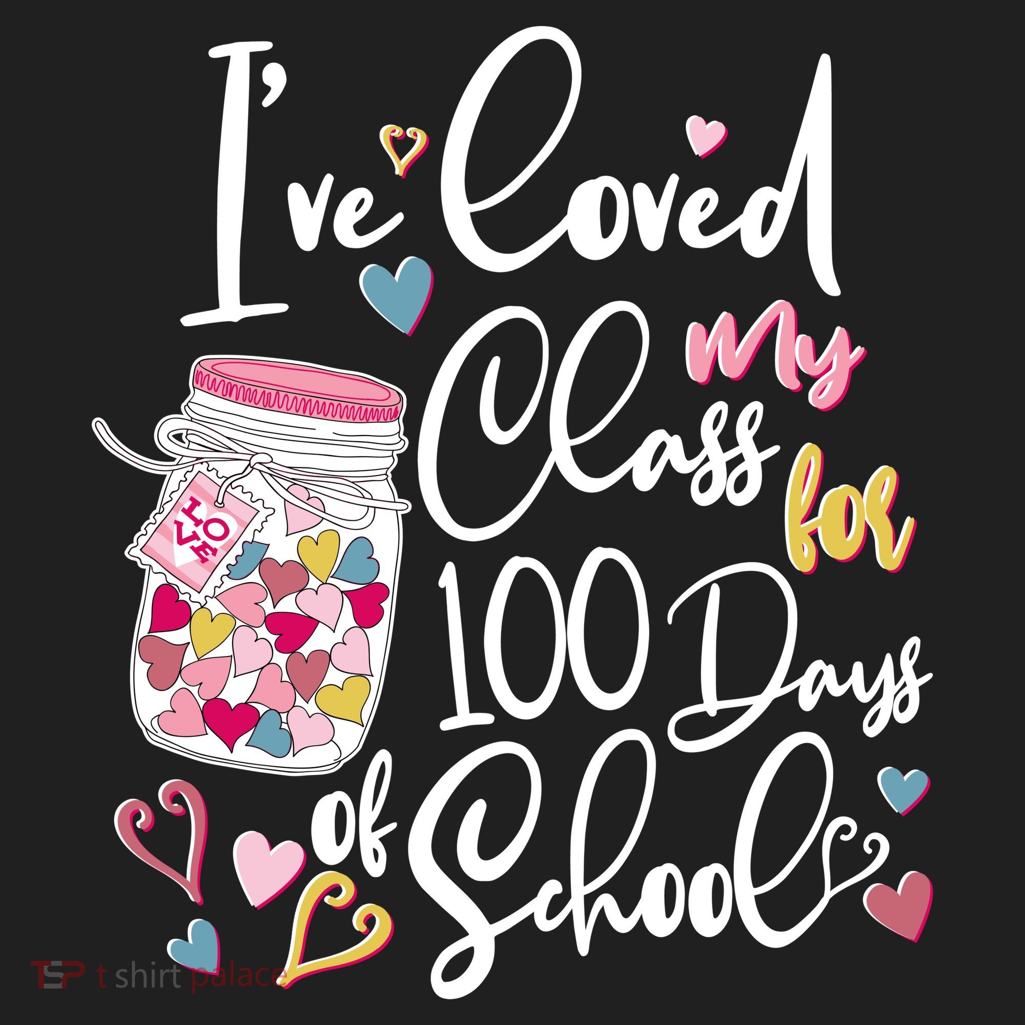 Cute I Loved My Class for 100 Days of School Valentine's Day Beanie