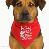 Cute I Loved My Class for 100 Days of School Valentine's Day USA-Made Doggie Bandana thumb 1