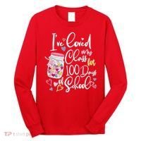 Cute I Loved My Class for 100 Days of School Valentine's Day Long Sleeve Shirt thumb 0