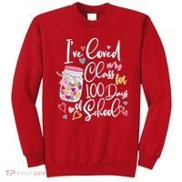 Cute I Loved My Class for 100 Days of School Valentine's Day Sweatshirt thumb 0