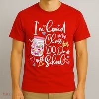 Cute I Loved My Class for 100 Days of School Valentine's Day T-Shirt thumb 3