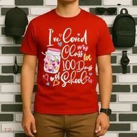Cute I Loved My Class for 100 Days of School Valentine's Day T-Shirt thumb 6