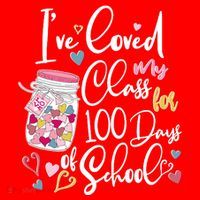 Cute I Loved My Class for 100 Days of School Valentine's Day Baby Bodysuit thumb 2