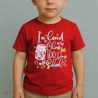 Cute I Loved My Class for 100 Days of School Valentine's Day Toddler T-Shirt thumb 2