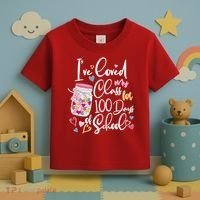 Cute I Loved My Class for 100 Days of School Valentine's Day Toddler T-Shirt thumb 3