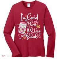 Cute I Loved My Class for 100 Days of School Valentine's Day Women's Long Sleeve Shirt thumb 0