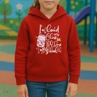Cute I Loved My Class for 100 Days of School Valentine's Day Kids Hoodie thumb 3