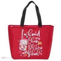 Cute I Loved My Class for 100 Days of School Valentine's Day Tote Bag thumb 0
