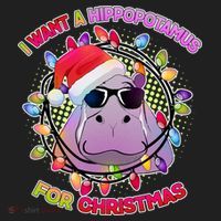 Cute I Want A Hippopotamus for Christmas Lights Tumbler thumb 3