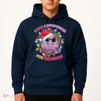 Cute I Want A Hippopotamus for Christmas Lights Hoodie thumb 2