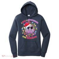 Cute I Want A Hippopotamus for Christmas Lights Women's Hoodie thumb 0