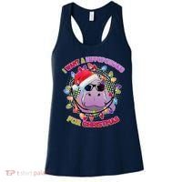 Cute I Want A Hippopotamus for Christmas Lights Women's Tank Top thumb 0