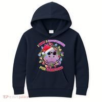 Cute I Want A Hippopotamus for Christmas Lights Kids Hoodie thumb 0