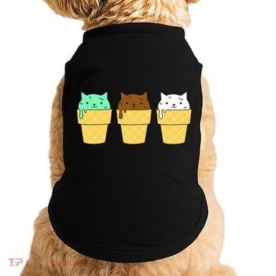 Cute Ice Cream Cat Flavors Doggie Tank