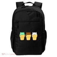 Cute Ice Cream Cat Flavors Backpack thumb 0