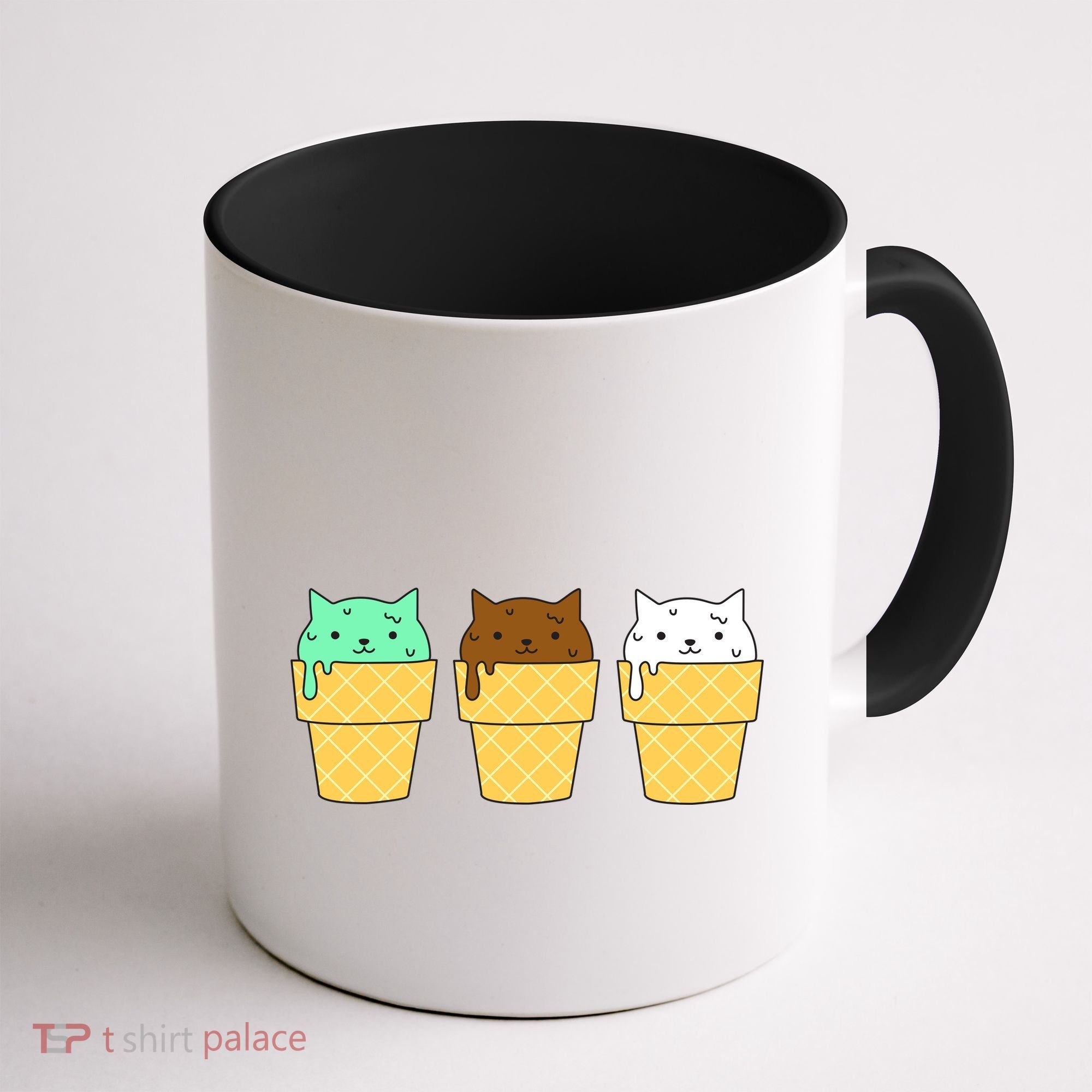 Cute Ice Cream Cat Flavors Coffee Mug
