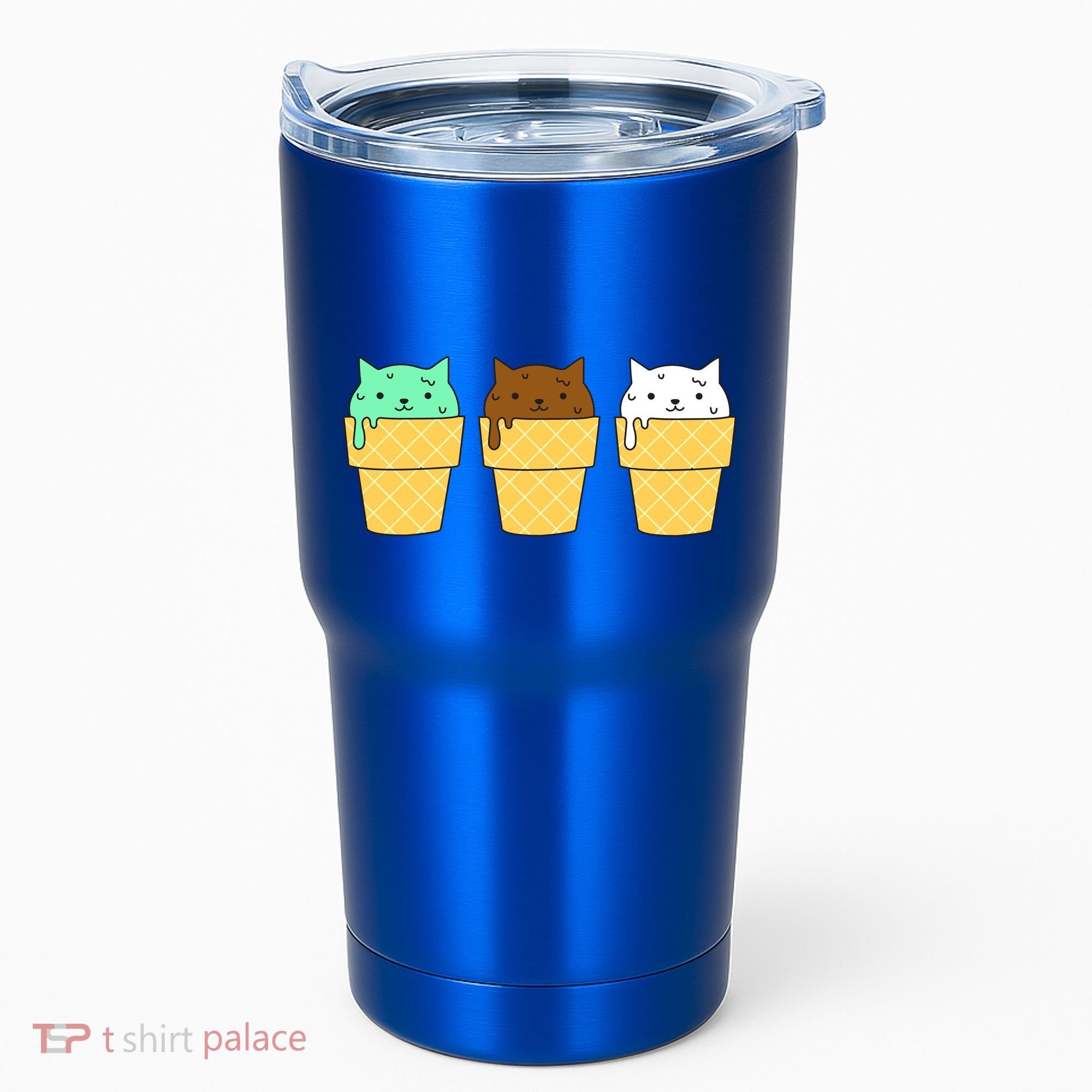 Cute Ice Cream Cat Flavors Tumbler