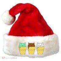 Cute Ice Cream Cat Flavors Santa Hat thumb 0