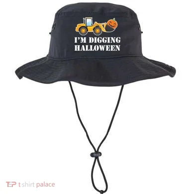 Cute I'm Digging Halloween Tractor Bucket Hat