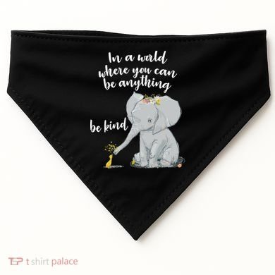 Cute Inspiring Be Anything Be Kind USA-Made Doggie Bandana