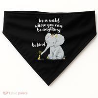 Cute Inspiring Be Anything Be Kind USA-Made Doggie Bandana thumb 0