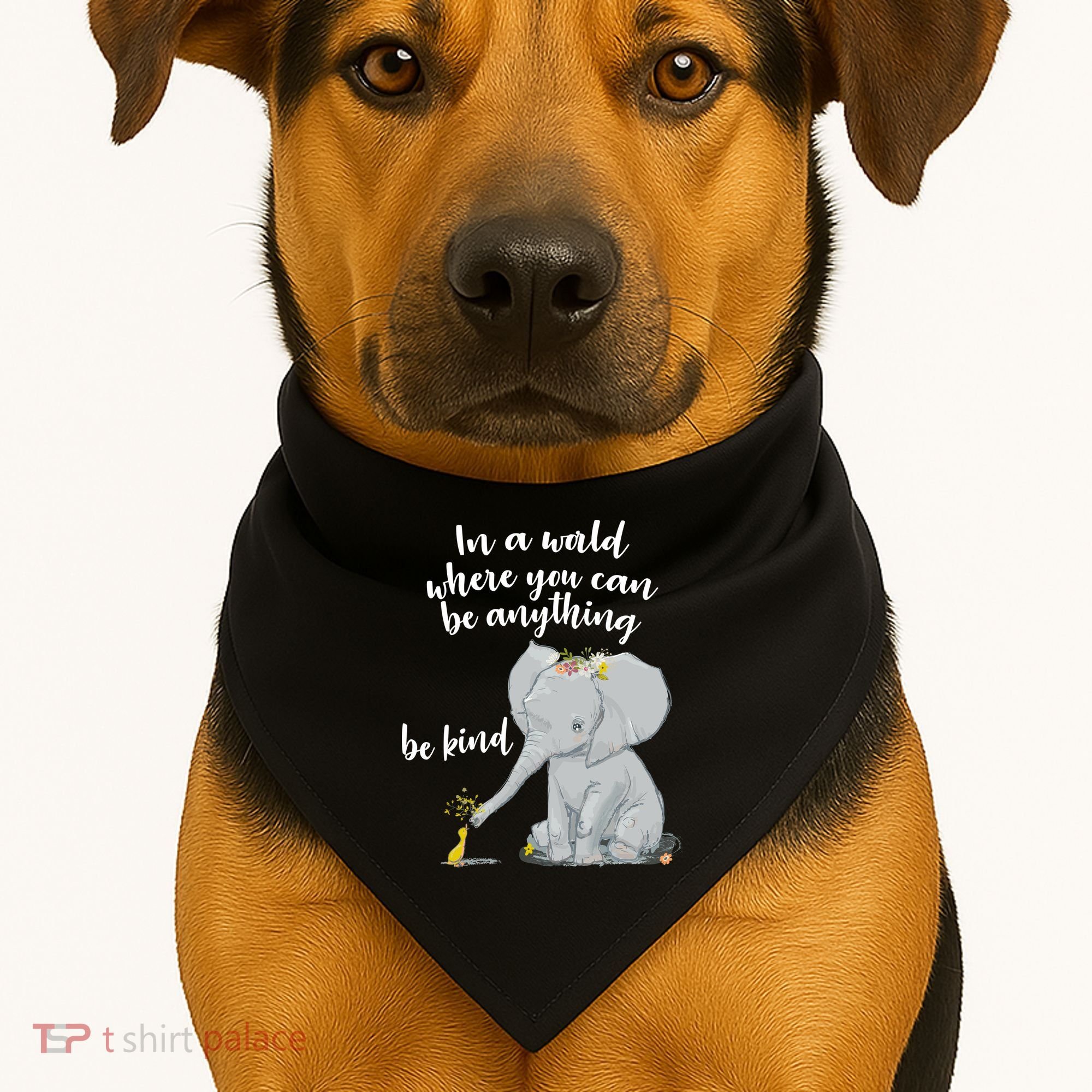 Cute Inspiring Be Anything Be Kind USA-Made Doggie Bandana