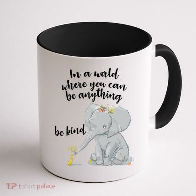 Cute Inspiring Be Anything Be Kind Coffee Mug back