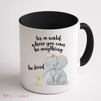 Cute Inspiring Be Anything Be Kind Coffee Mug back