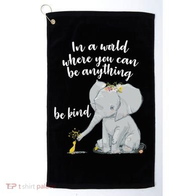 Cute Inspiring Be Anything Be Kind Golf Towel