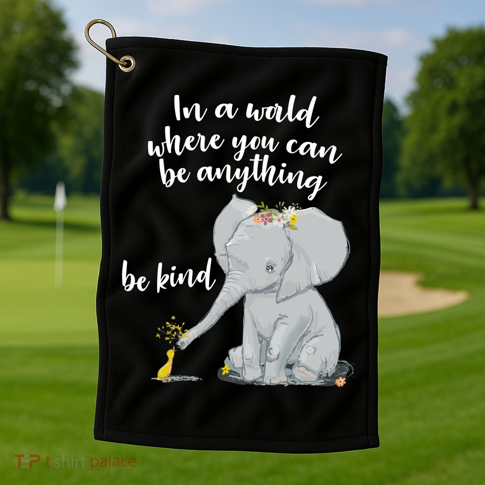 Cute Inspiring Be Anything Be Kind Golf Towel