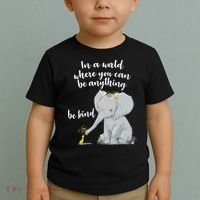 Cute Inspiring Be Anything Be Kind Toddler T-Shirt thumb 2
