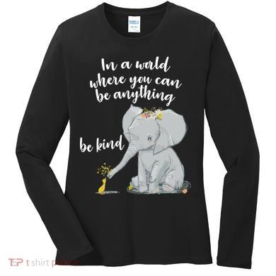 Cute Inspiring Be Anything Be Kind Women's Long Sleeve Shirt