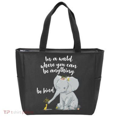 Cute Inspiring Be Anything Be Kind Tote Bag