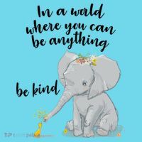 Cute Inspiring Be Anything Be Kind Button thumb 1