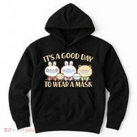 Cute It's A Good Day To Wear A Mask Hoodie thumb 0