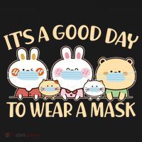 Cute It's A Good Day To Wear A Mask Ornament thumb 1